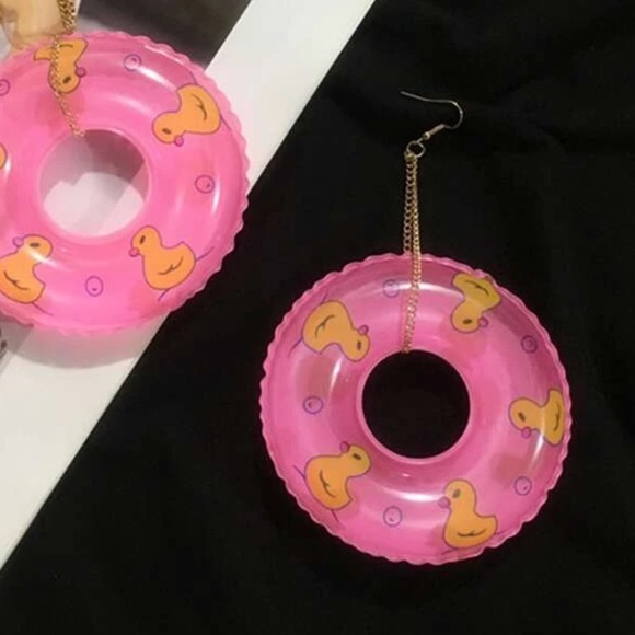 New cute pink pool floats duck - Picture 3 of 3